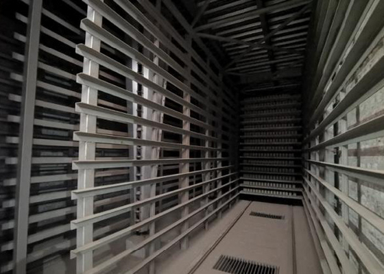 Σύστημα θαλάμου ξήρανσης μπλοκ εδάφους 290KW αυτόματου στεγνωτηρίου με τούβλα αργίλου