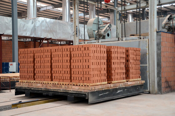 BBT Πλήρως Αυτόματος Κλίβανος Τούβλων από Πηλό Τούνελ με Καύση Καυσίμου Αερίου Άνθρακα και Μέγεθος 4,6m για Αποτελεσματική Παραγωγή Τούβλων