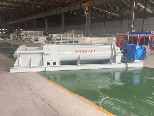 Διπλή μηχανή μίξης άξονων αυτόματη 220V/αναμίκτης αργίλου 380V για τα τούβλα