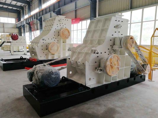 180kw Double Rotor Hammer Crusher με 36 σφυριά και ανοχή περιεκτικότητας σε νερό Όχι περισσότερο από 8,5% για την επεξεργασία ορυκτών