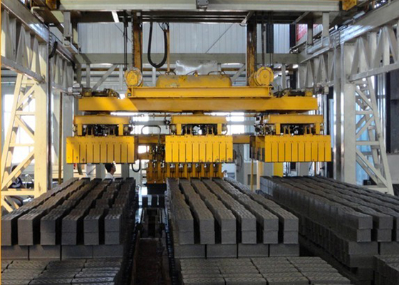 Μηχανή στοίβαξης ρομπότ 9,5 kVa για πλήρη αυτόματη κατασκευή τούβλων από πηλό