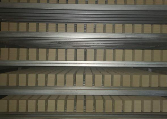Σύστημα θαλάμου ξήρανσης μπλοκ εδάφους 290KW αυτόματου στεγνωτηρίου με τούβλα αργίλου
