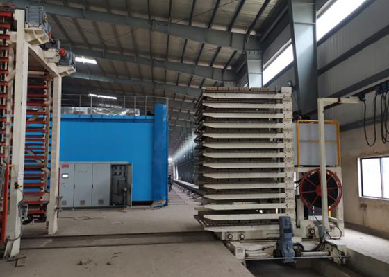 Σύστημα θαλάμου ξήρανσης μπλοκ εδάφους 290KW αυτόματου στεγνωτηρίου με τούβλα αργίλου