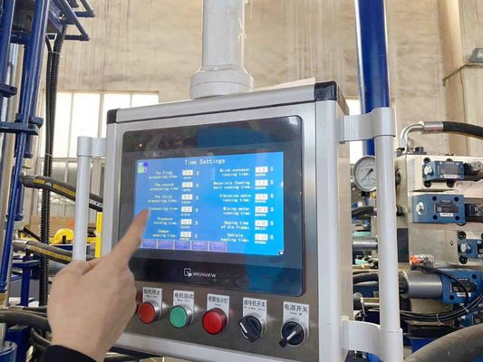 Προσαρμοσμένο κτίριο υψηλής πίεσης 20 έως 1200 τόνων Μπλε υδραυλικό πρέσο για την κατασκευή μονωτικών και ανθεκτικών τούβλων.