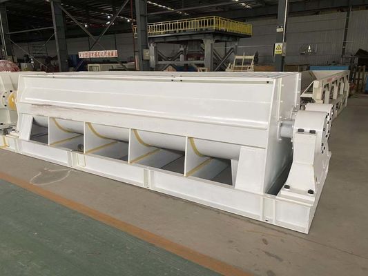 Μίξερ διπλού άξονα με πτερύγια 75KW 60 - 110T/H Μίξερ διπλού κοχλία για θραύση