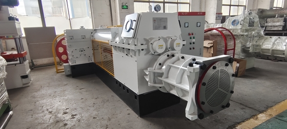 14.5rpm/min Ταχύτητα βάρους πίεσης λάσπης EV40/35 Εξωτερική μηχανή κενού για την κατασκευή μπλοκ από κόκκινο πηλό