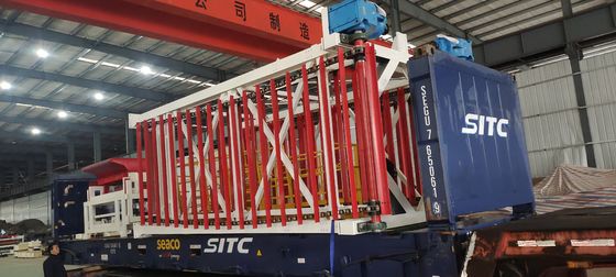 Ενιαίο στρώμα στεγνωτήρα θάλαμος Εγκατάσταση και εκφόρτωση τούβλων