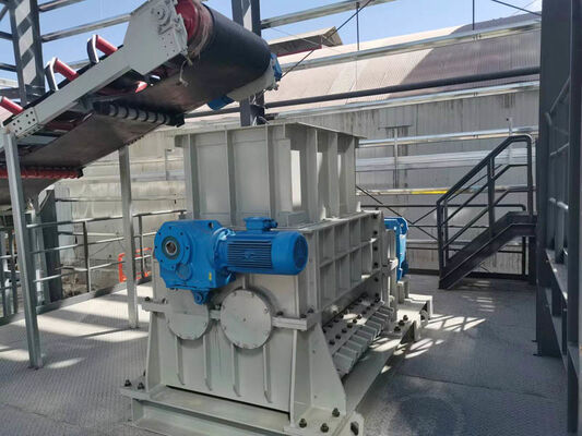 30 έως 120 τόνοι/ώρα γκρι θραυστήρας διπλών οδοντωτών κυλίνδρων για θραύση πρώτων υλών για την κατασκευή πλίνθων από πηλό από κατασκευαστή BBT